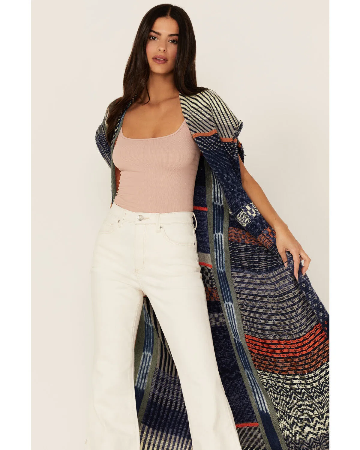 Product Name:  Free People Women's Blue Skies Maxi Vest