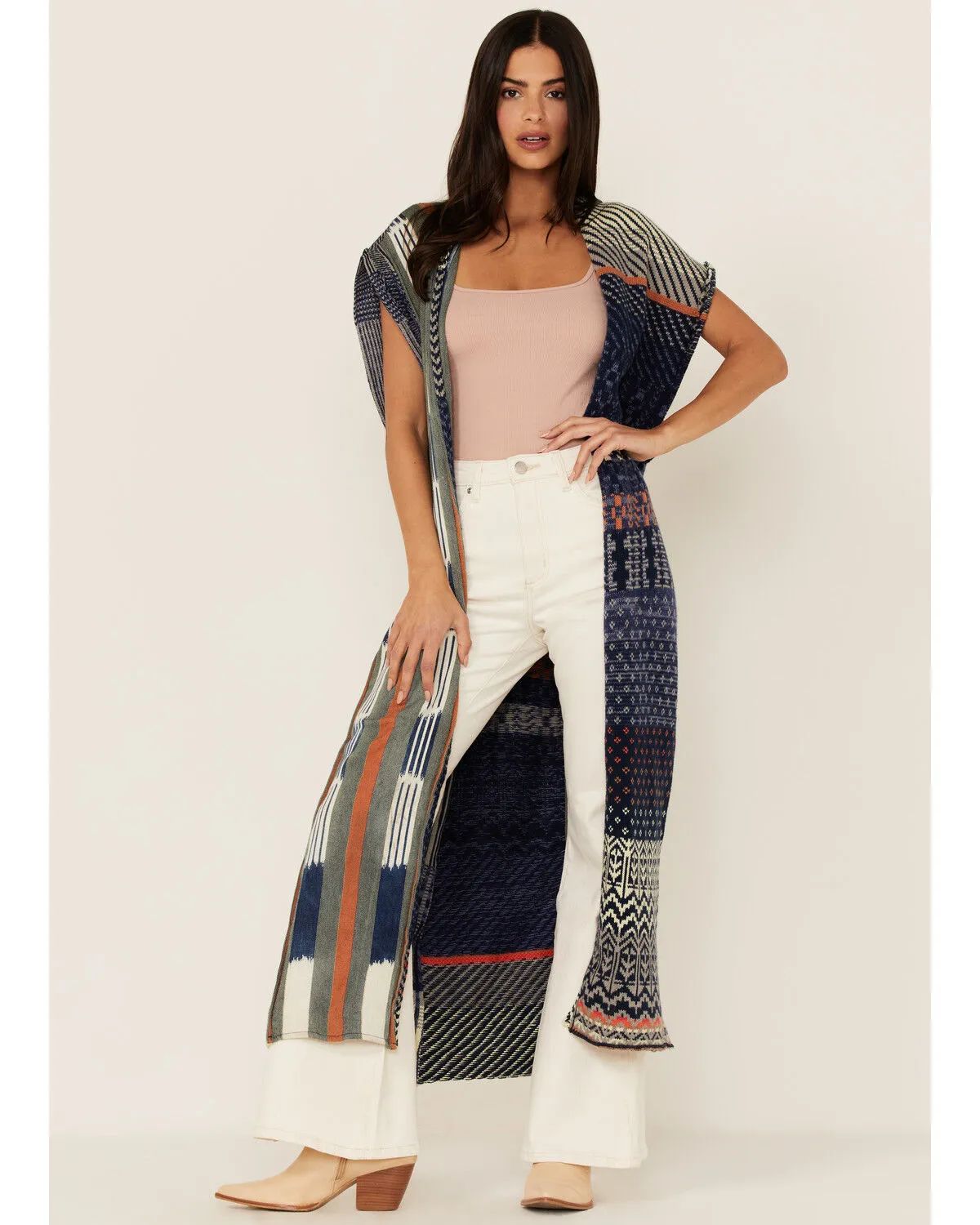 Product Name:  Free People Women's Blue Skies Maxi Vest