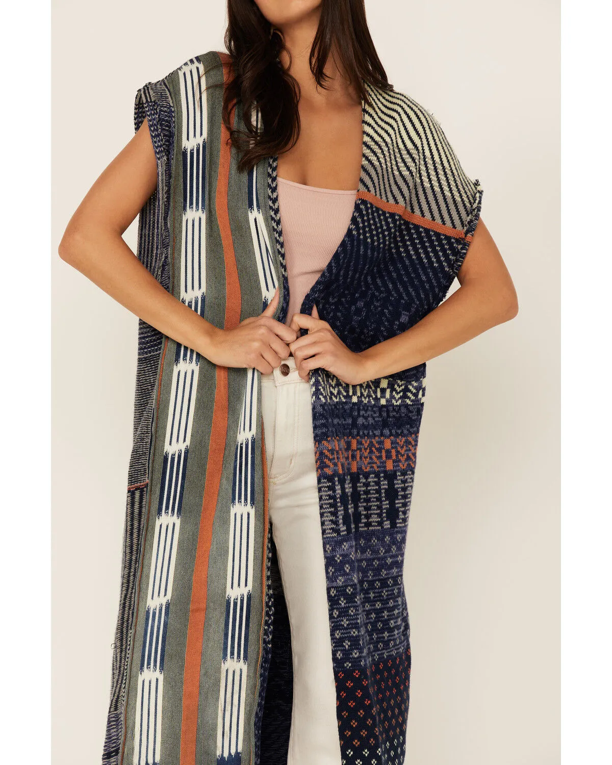 Product Name:  Free People Women's Blue Skies Maxi Vest