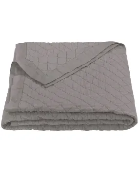 Product Name:  HiEnd Accents Diamond Pattern Grey Linen Full/Queen Quilt