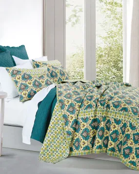 Product Name:  HiEnd Accents Salado 3-Piece Quilt Set - Full/Queen