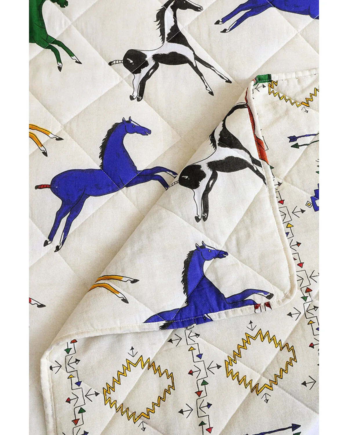 Product Name:  HiEnd Accents Wild Horses Reversible 2 Piece Quilt Set - Twin Size