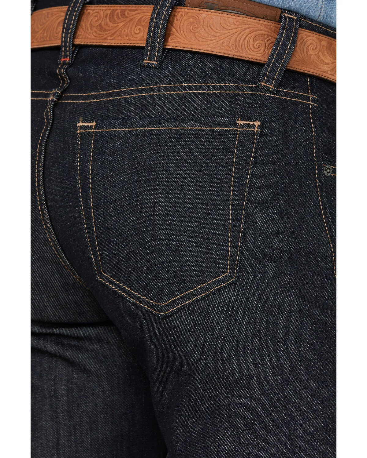 Product Name:  Justin Men's Classic Unwashed Slim Straight Stretch Denim Jeans