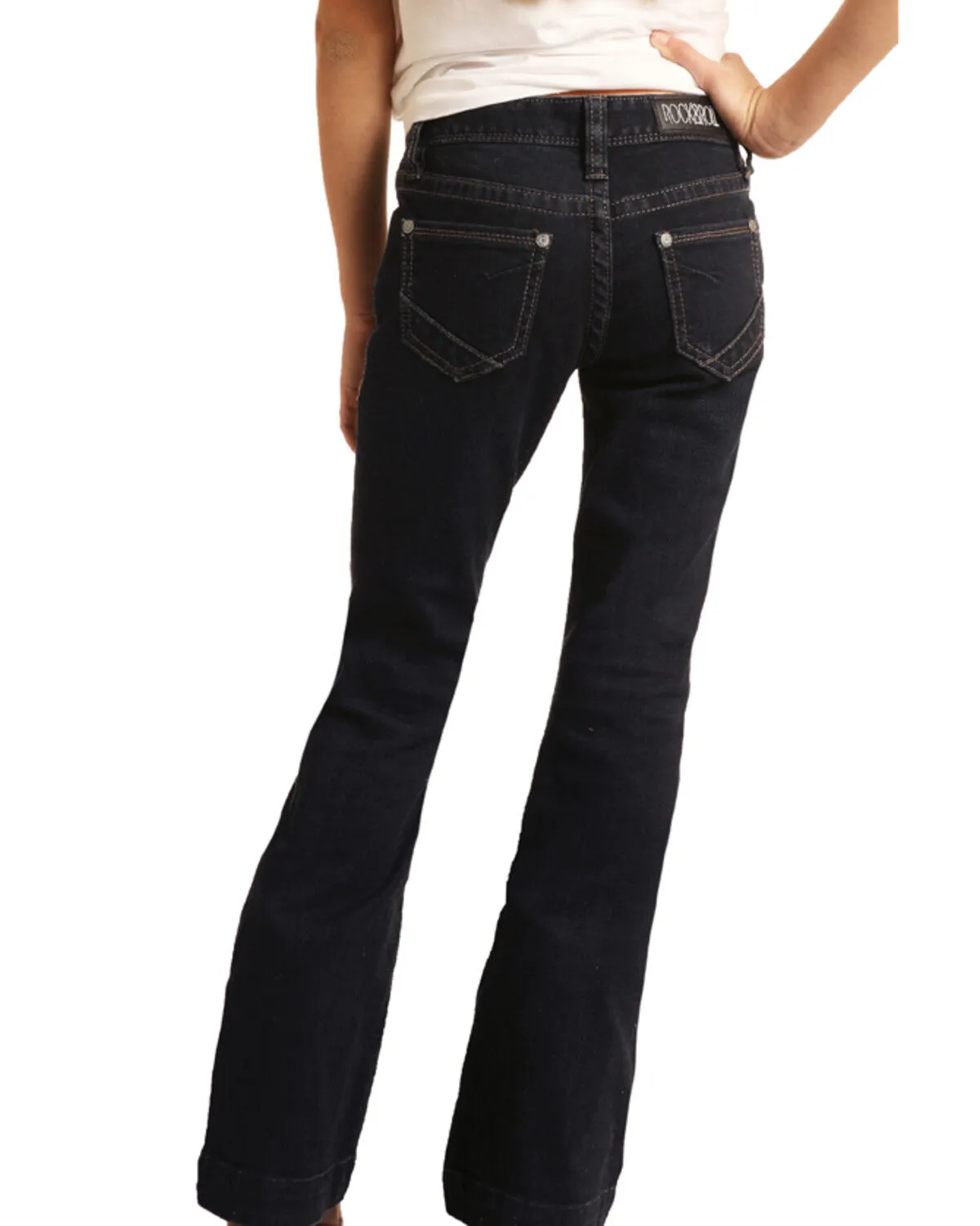 Product Name:  Rock & Roll Denim Girls' Basic Trouser Jeans