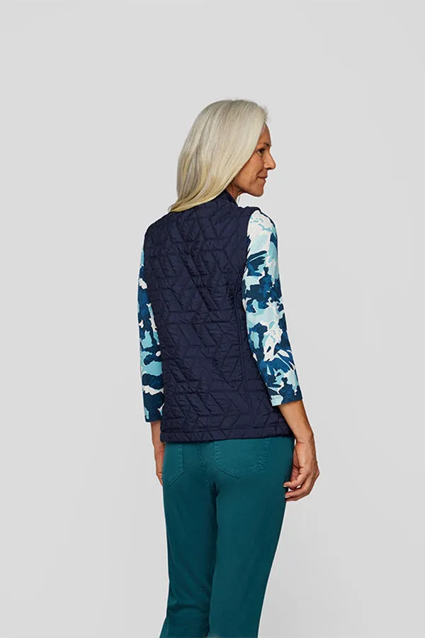 Rabe & LecomteNAVY ZIPPED VEST