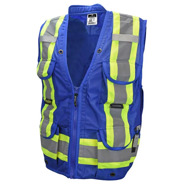 Radians Heavy Duty 12-Pocket Cruiser Vest With Back Pouch and X-Back