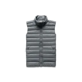 Reigning Champ Men Woven Warm-Up Downfill Vest Carbon RC-4237-CBN