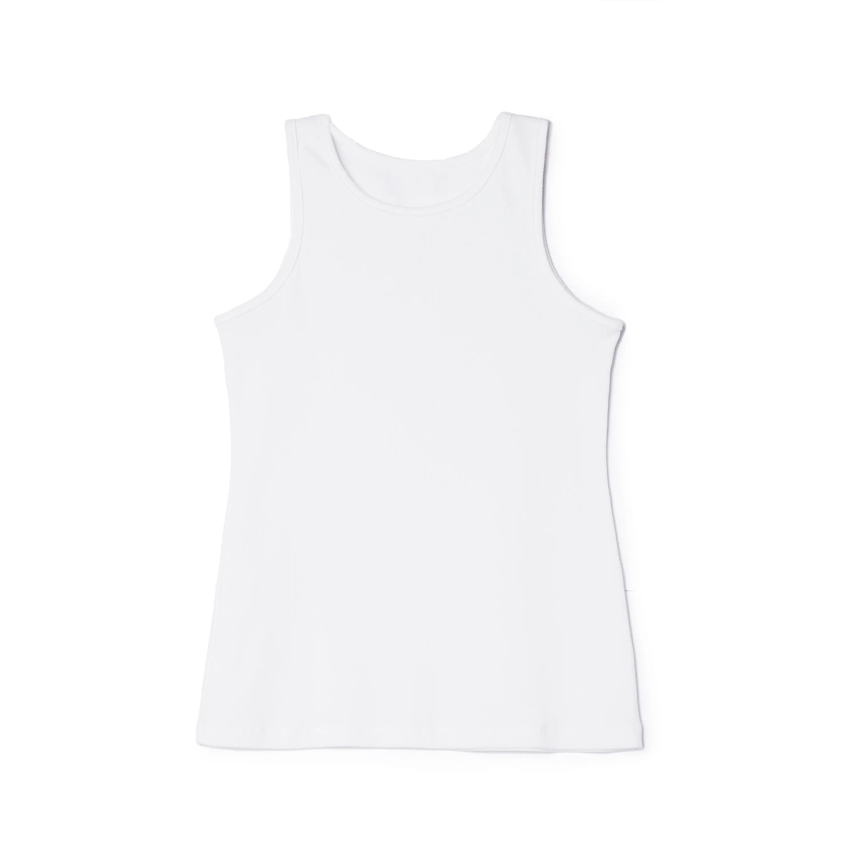 Rib Racer Vest White