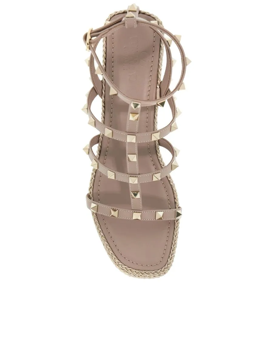 Rockstud Wedge Sandals