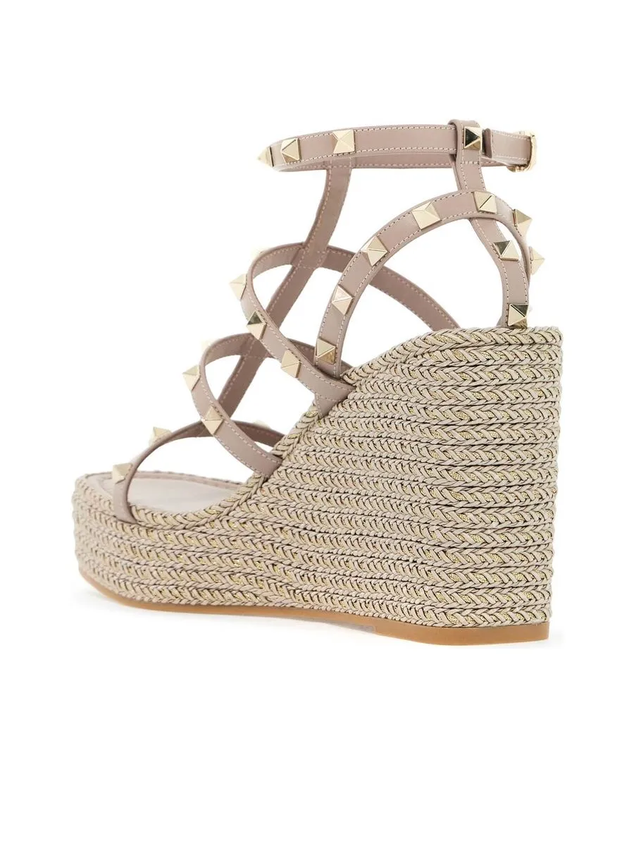 Rockstud Wedge Sandals