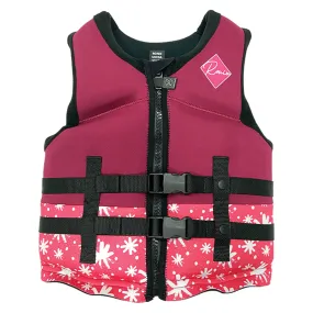 Ronix Laguna (Plum) Girl's Youth CGA Life Jacket 50-90 LBS