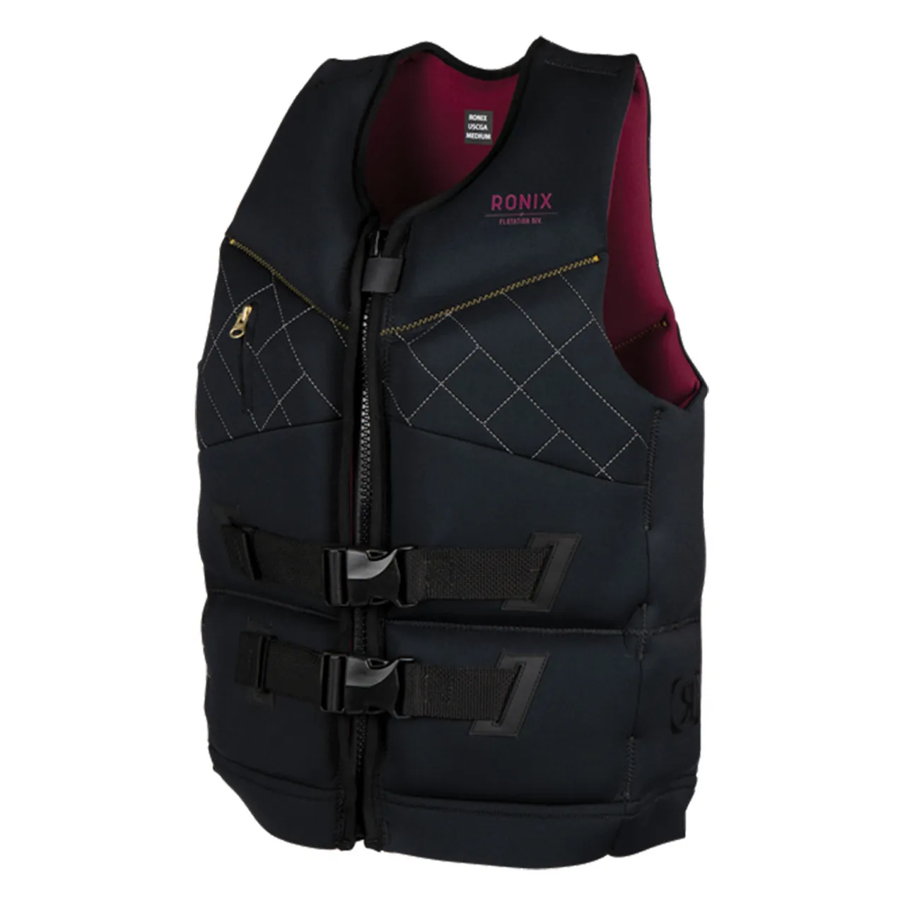 Ronix Supernova Capella 3.0 (Black/Merlot) Women's YES CGA Life Jacket