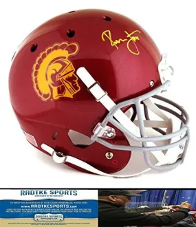 Ronnie Lott Autographed/Signed USC Southern Cal Trojans Schutt Full Size NCAA Helmet