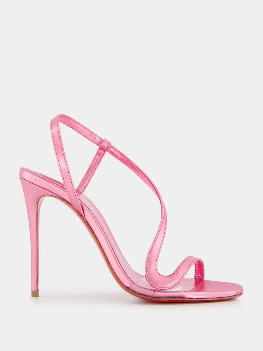 Rosalie Metallic Pink 100mm Sandals