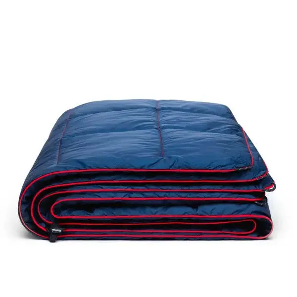 Rumpl Nanoloft Puffy 1 Person Packable Portable Blanket - Deepwater