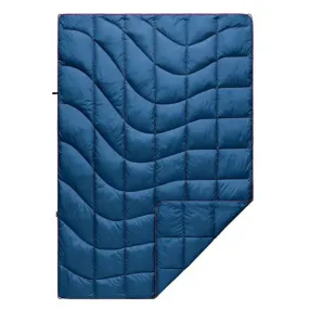 Rumpl Nanoloft Puffy 1 Person Packable Portable Blanket - Deepwater