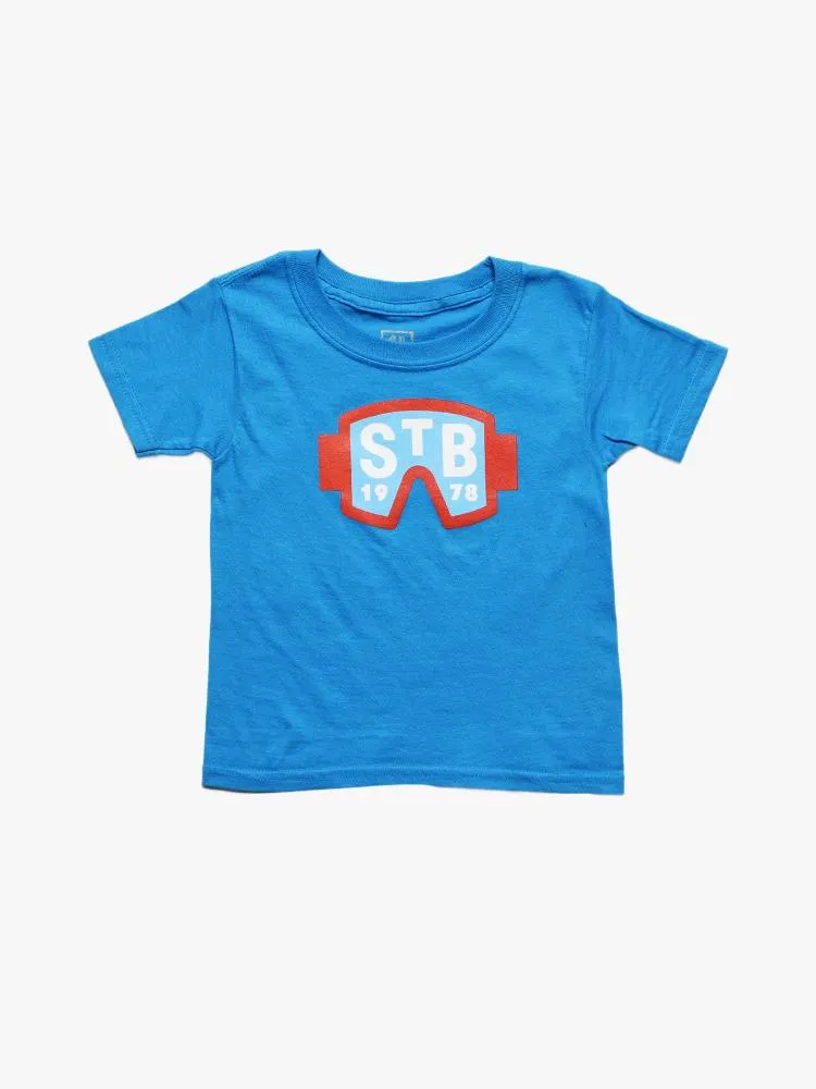     SAINT BERNARD  Toddler Ski Goggles Logo Tee    