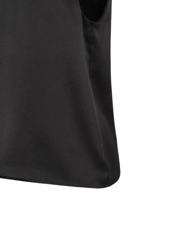 Saint Laurent   Sleeveless silk top 