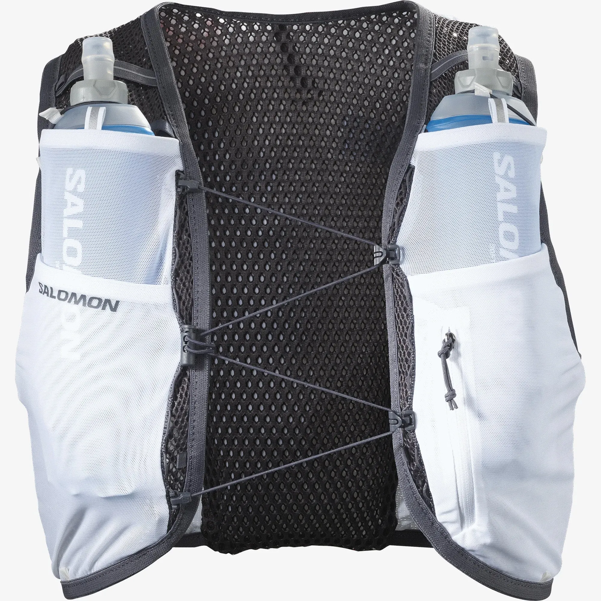 Salomon Active Skin 8 Set Running Vest White / Ebony