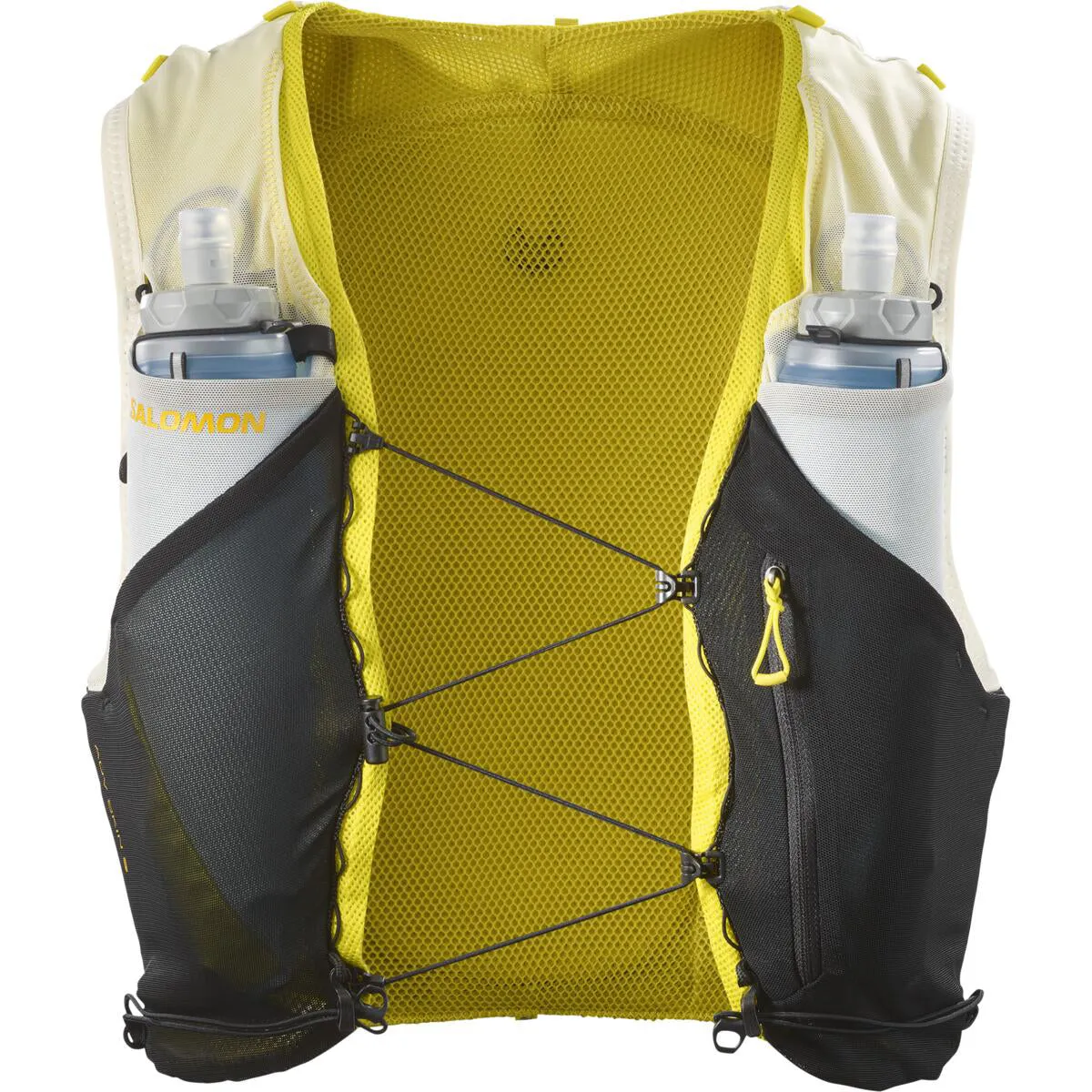 Salomon Advance Skin 5 Set Running Vest Vanilla Ice / Black / Sulphur