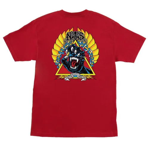 Santa Cruz Skateboards Shirt Natas Screaming Panther Red