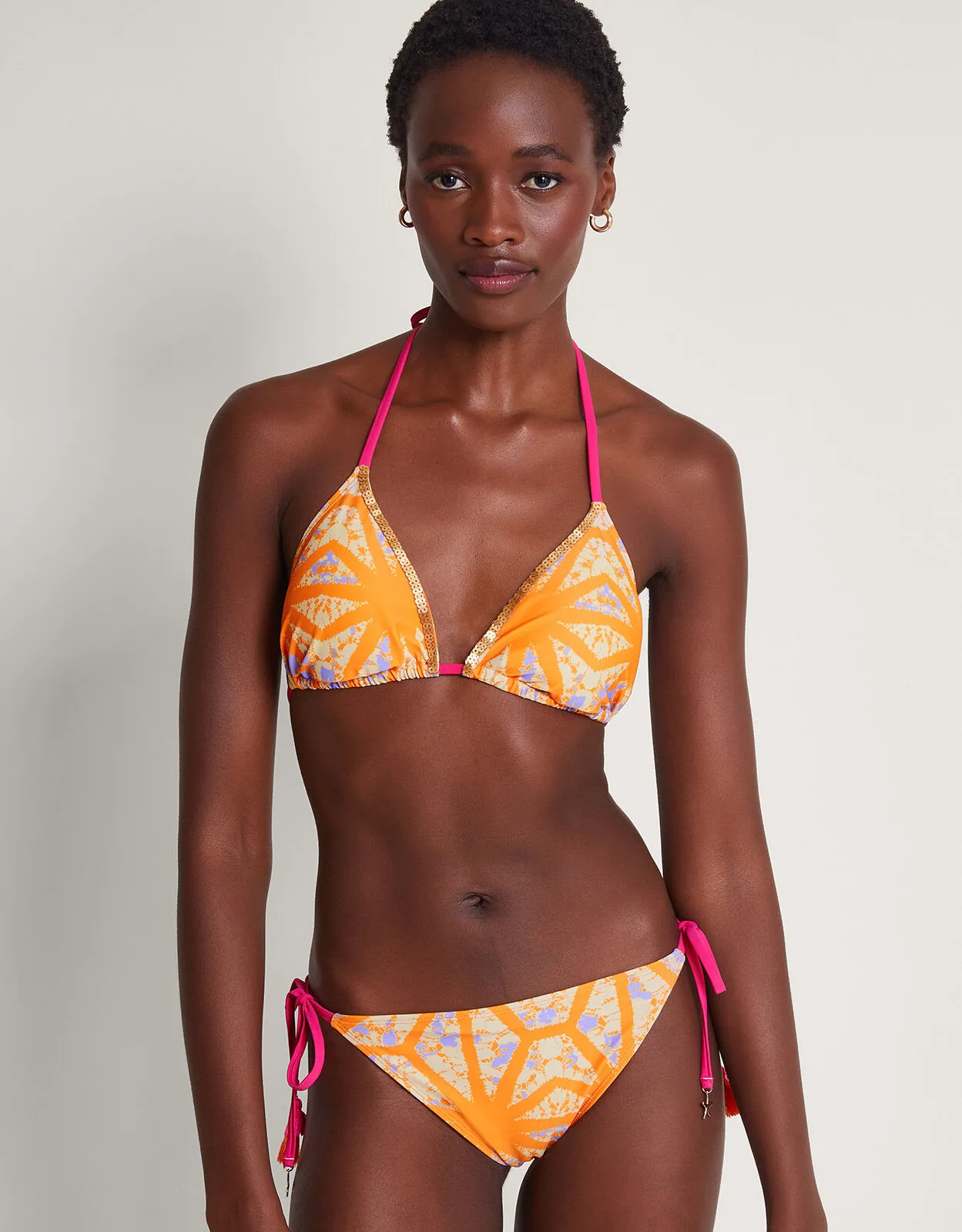 Santiago Bikini Top Orange