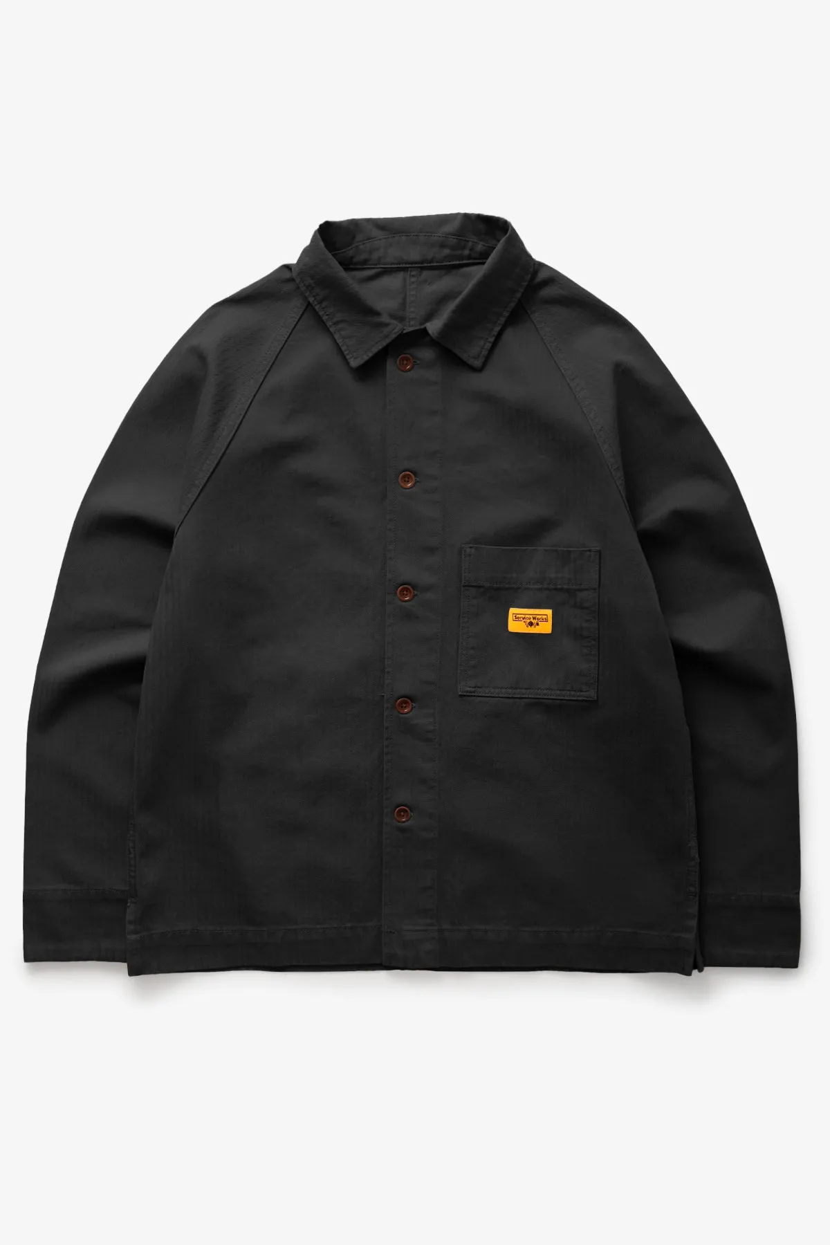 Service Works - Herringbone Front Of House Jacket - Black