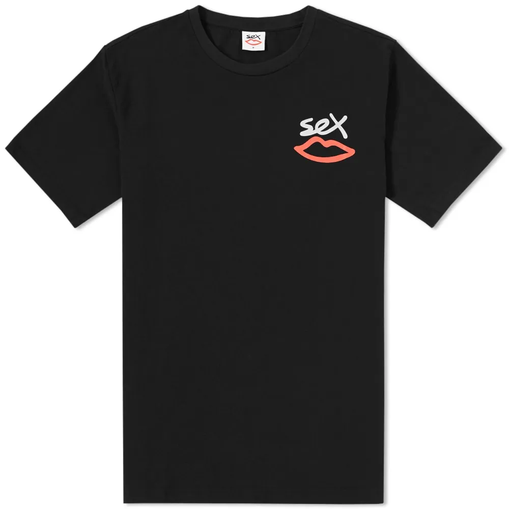 Sex Skateboards Small Logo TeeBlack