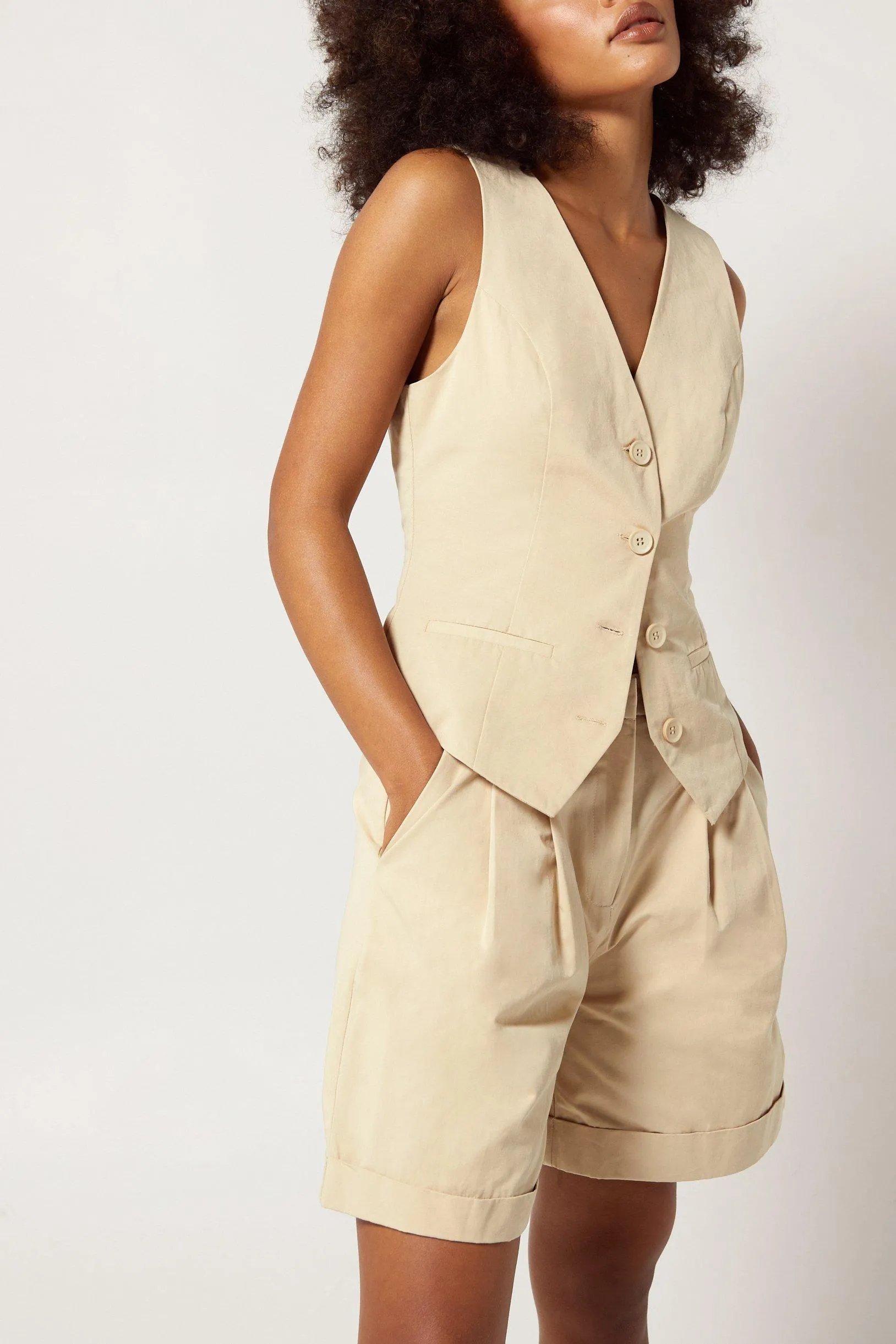 Shorts | Premium Tailored Poplin Shorts | NastyGal