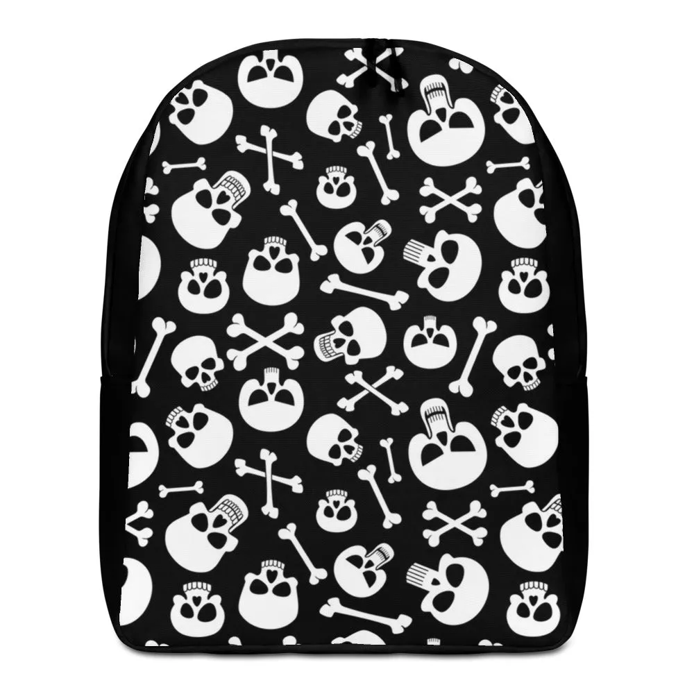 Skulls and Crossbones Water-Resistant Backpack