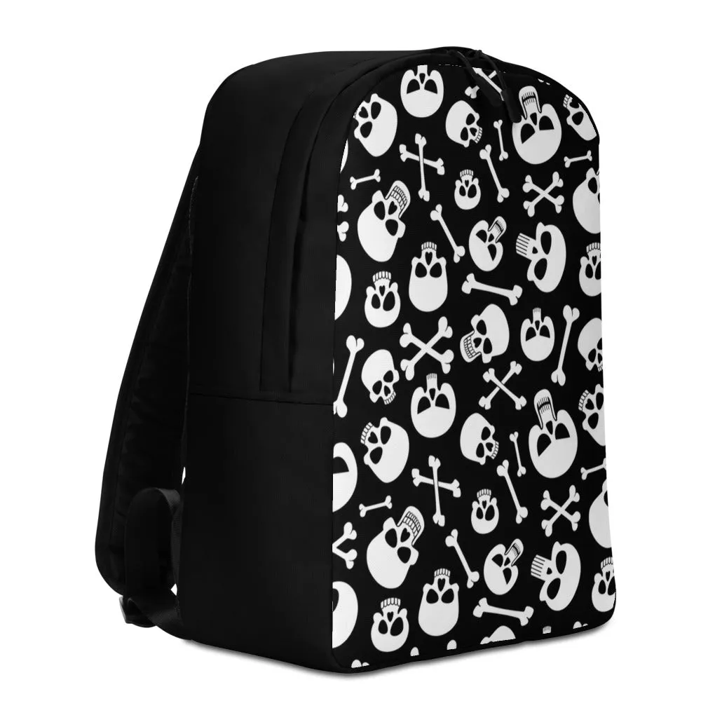 Skulls and Crossbones Water-Resistant Backpack