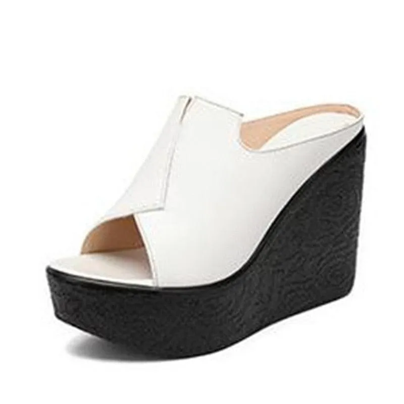 Slip-on Heels Wedge Sandals