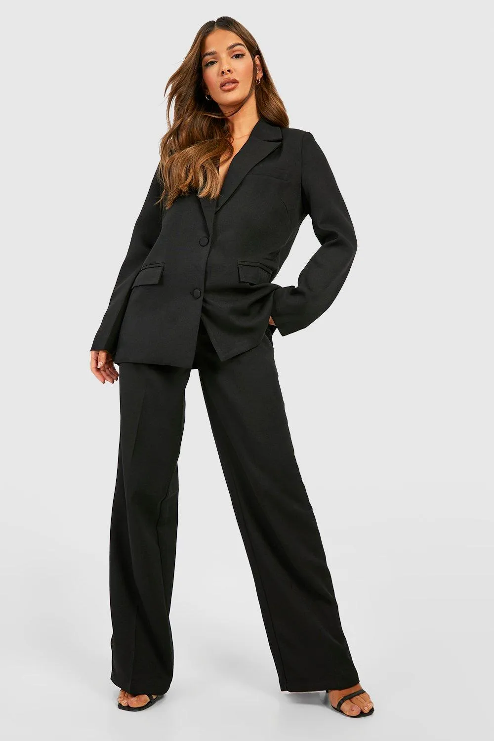 Slouchy Wide Leg Dress Pants