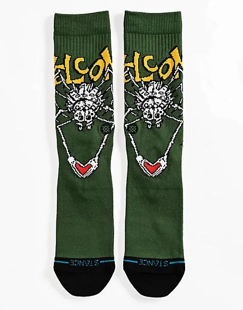 STANCE X WELCOME SKATEBOARDS WILBUR CREW SOCKS