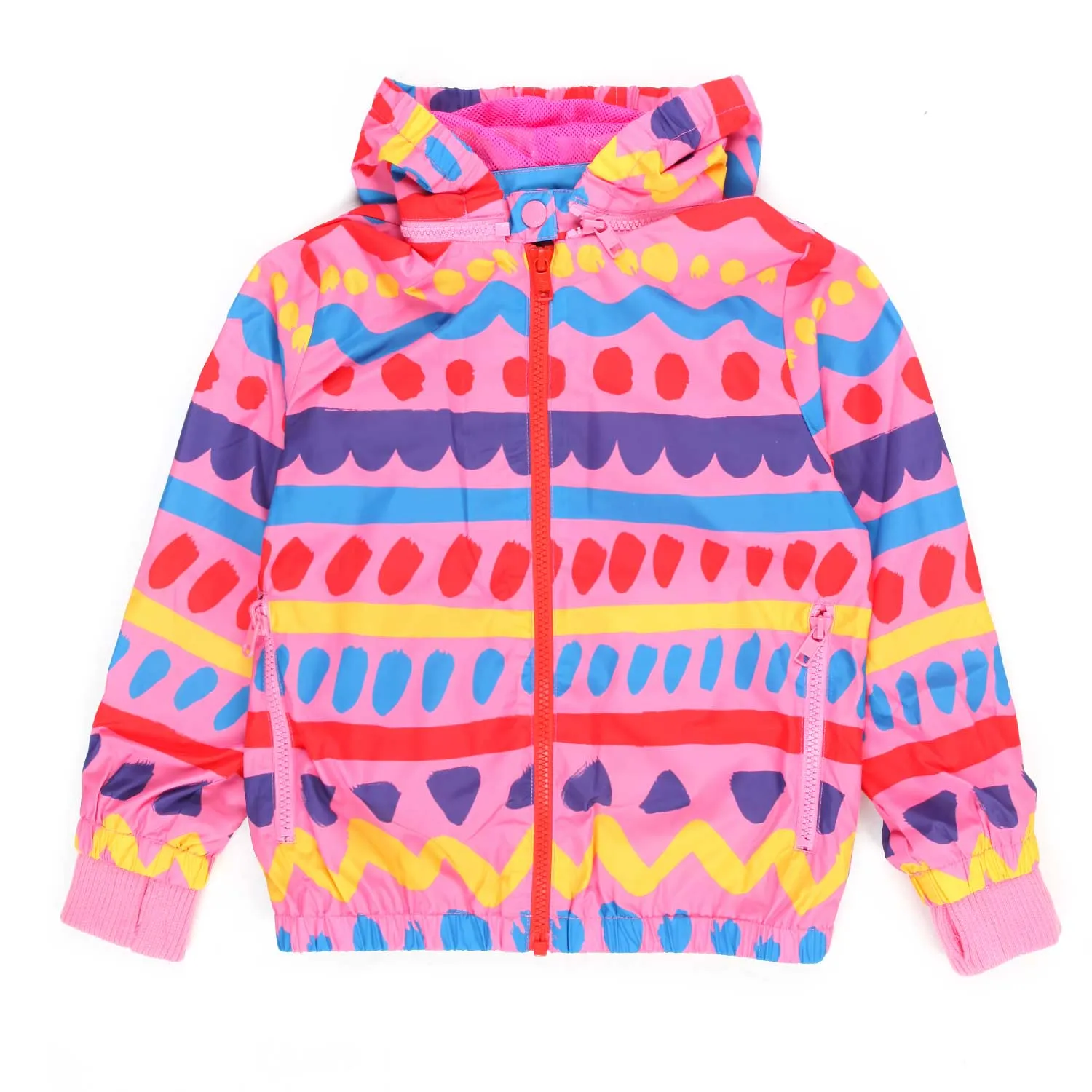 Stella Mccartney Pink And Multicolor Jacket For Girls And Teen