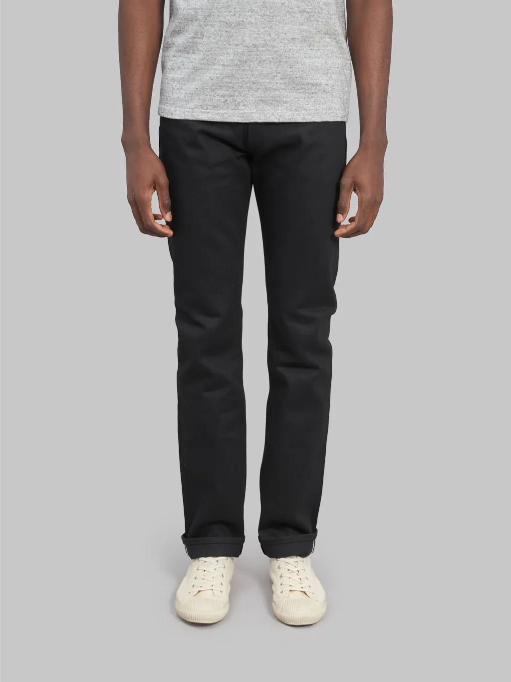 Stevenson Overall Co. Big Sur 210 12oz Slim Tapered Jeans Solid Black