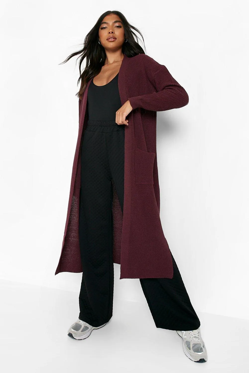 Tall Belted Midi Cardigan