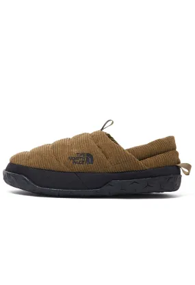 The North Face Men's Nuptse Corduroy Mules - Military Olive/TNF Black