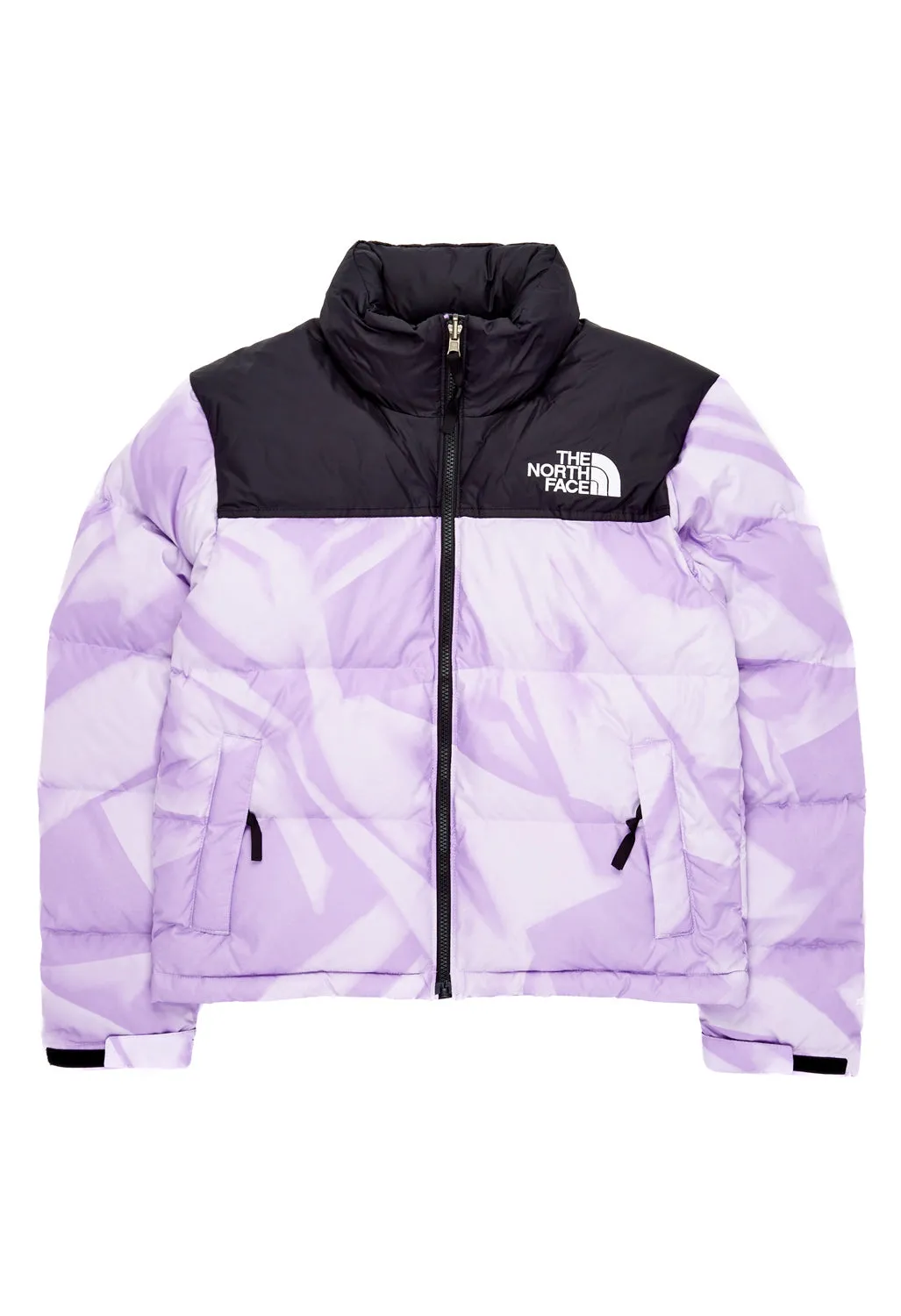 The North Face Women’s 1996 Retro Nuptse Jacket - Icy Lilac Garment Fold Print