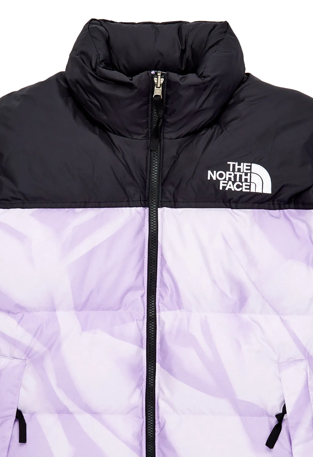 The North Face Women’s 1996 Retro Nuptse Jacket - Icy Lilac Garment Fold Print