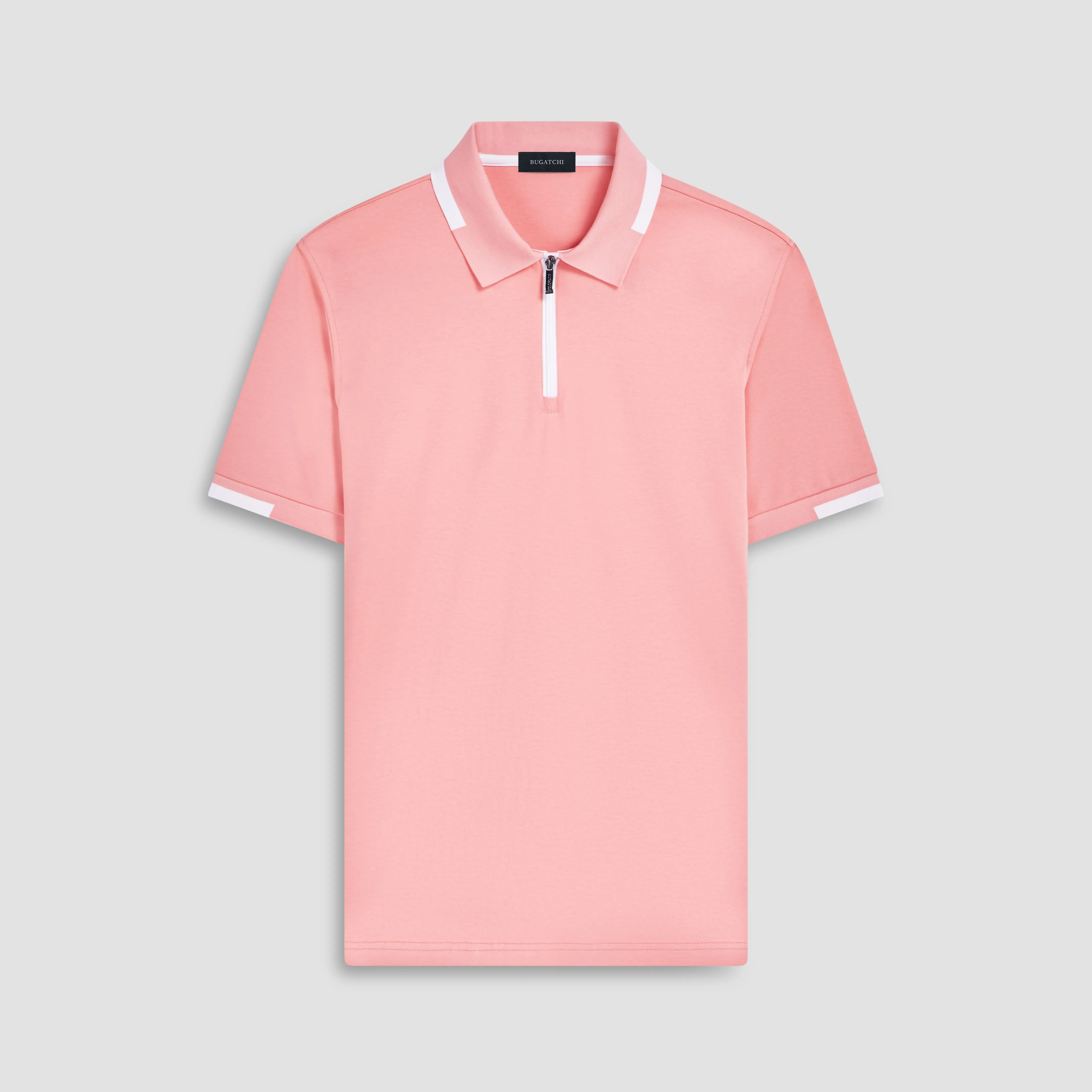 Tipped Quarter Zip Polo