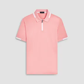 Tipped Quarter Zip Polo