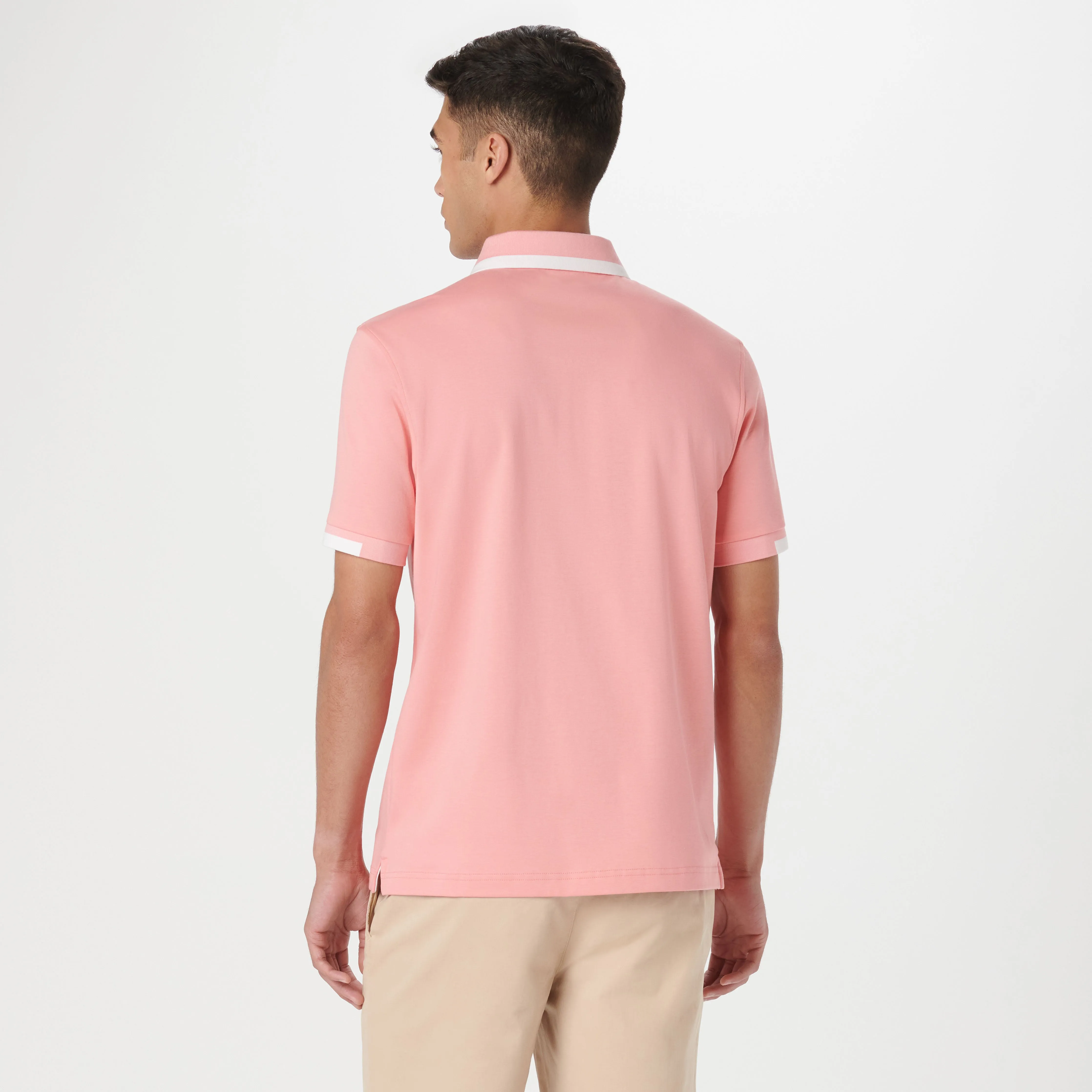 Tipped Quarter Zip Polo