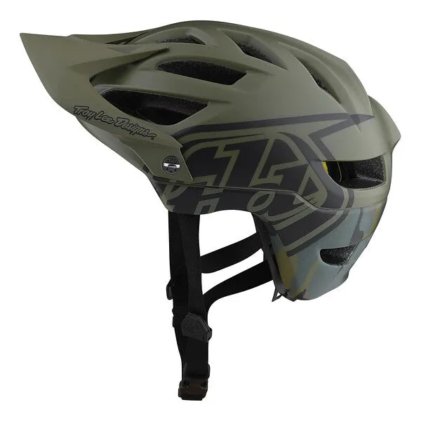 Troy Lee Designs A1 MIPS MTB Helmet - Youth - Camo - Army - 2022