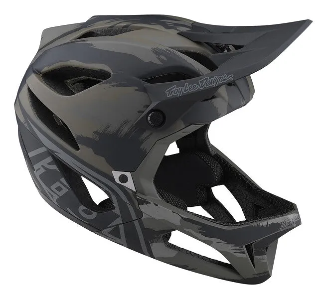 Troy Lee Designs Stage MIPS Full Face Helmet - Brush Camo - Military - 2023