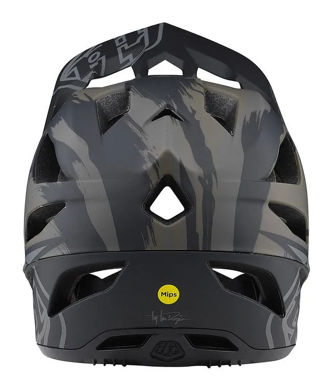 Troy Lee Designs Stage MIPS Full Face Helmet - Brush Camo - Military - 2023