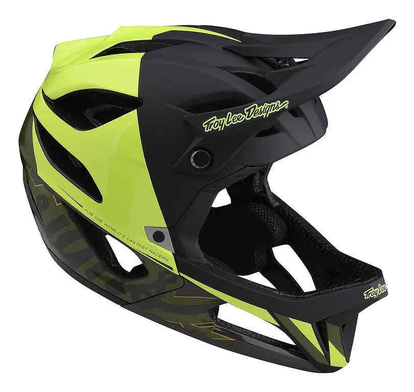 Troy Lee Designs Stage MIPS Full Face Helmet - Nova - Glo Yellow - 2022