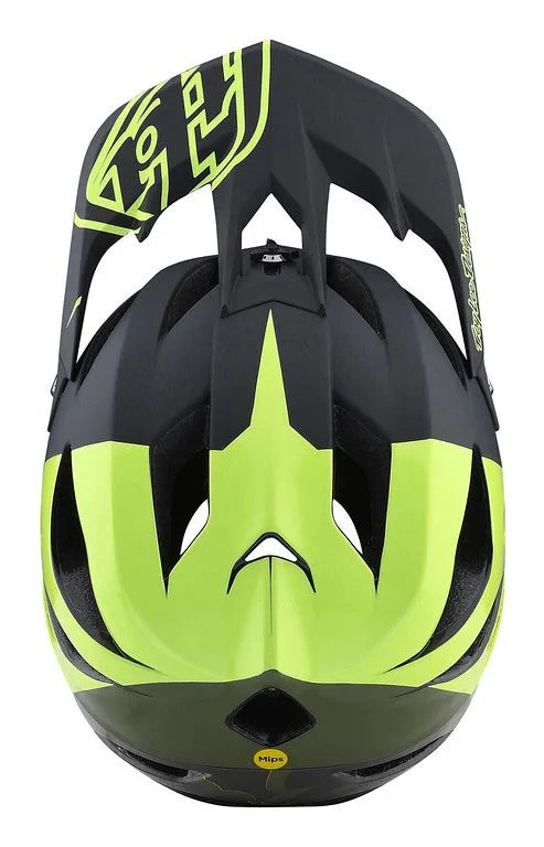 Troy Lee Designs Stage MIPS Full Face Helmet - Nova - Glo Yellow - 2022