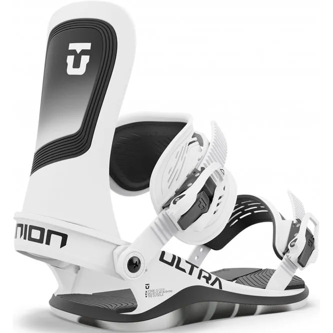 Ultra Snowboard Bindings White - 2025