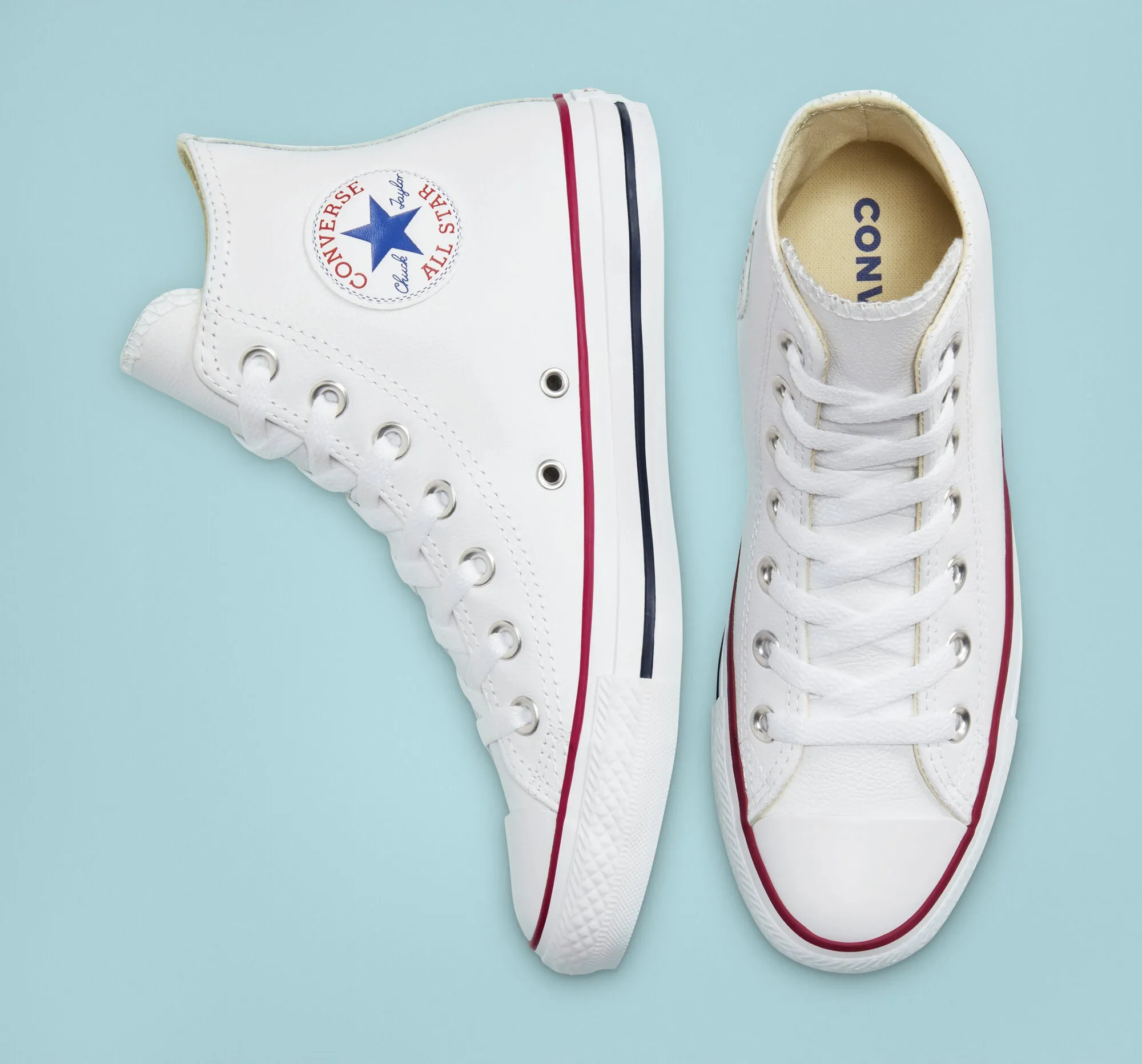 Unisex Converse Chuck Taylor All Star Classic Hi Shoes Optical White